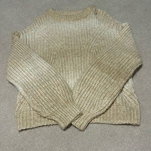 A New Day Beige Chunky Sweater